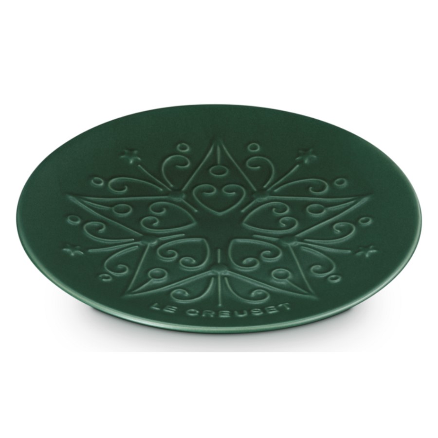 additioanl image for  Le Creuset Winter Relief Plate Foret 